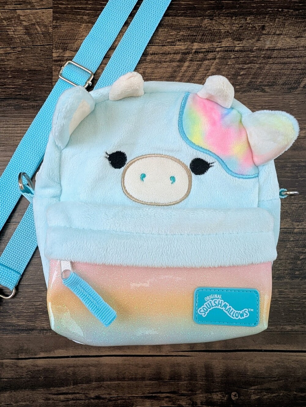 Bioworld Squishmallows Cow Mini Backpack Purse